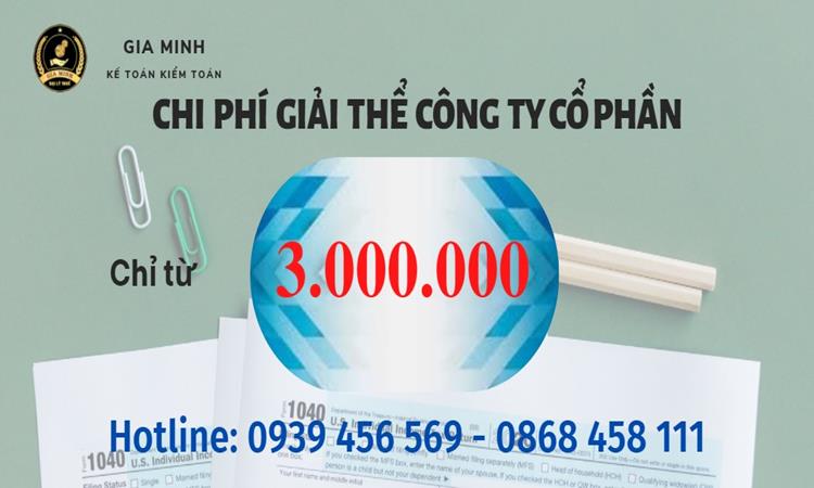 Chi phí giải thể công ty cổ phần tại Quảng Bình
