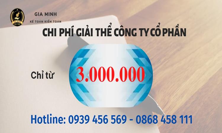 Chi phí giải thể công ty cổ phần tại Quảng Nam