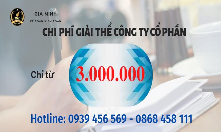 Chi phí giải thể công ty cổ phần tại Sơn La