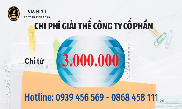 Chi phí giải thể công ty cổ phần tại Tuyên Quang