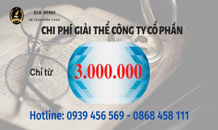 Chi phí giải thể công ty cổ phần tại Yên Bái