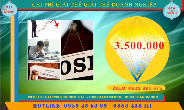 Chi phí giải thể công ty TNHH 2 thành viên trở lên tại Gia Lai