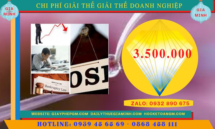 Chi phí giải thể công ty TNHH 2 thành viên trở lên tại TPHCM