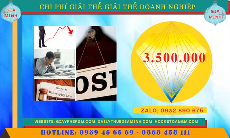Chi phí giải thể công ty TNHH 2 thành viên trở lên tại Bình Định