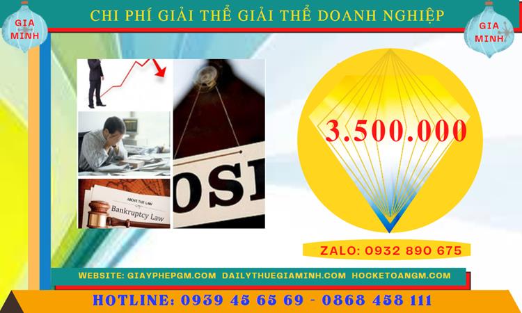 Chi phí giải thể công ty TNHH 2 thành viên trở lên tại Đồng Nai