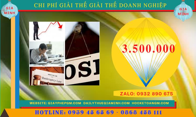 Chi phí giải thể công ty TNHH 2 thành viên trở lên tại Hà Tĩnh