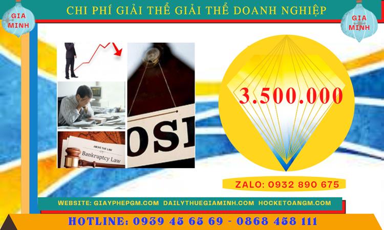 Chi phí giải thể công ty TNHH 2 thành viên trở lên tại Hậu Giang