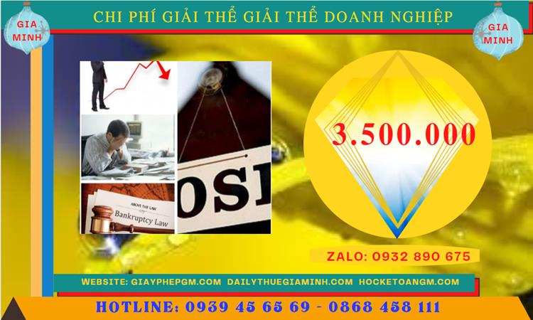 Chi phí giải thể công ty TNHH 2 thành viên trở lên tại Huyện Bình Chánh