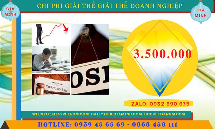 THỦ TỤC GIẢI THỂ CÔNG TY TNHH 2 THÀNH VIÊN TRỞ LÊN TẠI HUYỆN BÌNH LỤC 7 Chi phí giải thể công ty TNHH 2 thành viên trở lên tại Huyện Bình Lục
