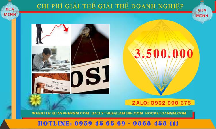 Chi phí giải thể công ty TNHH 2 thành viên trở lên tại Huyện Đông Anh