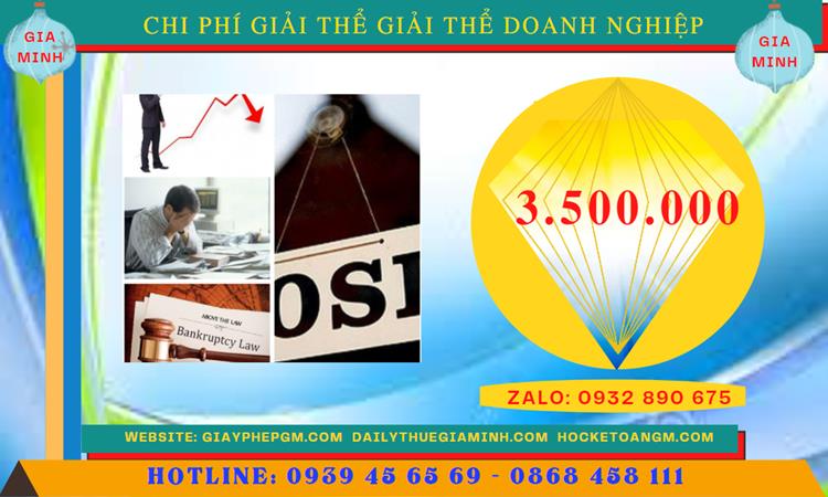 Chi phí giải thể công ty TNHH 2 thành viên trở lên tại Huyện Vĩnh Thạnh