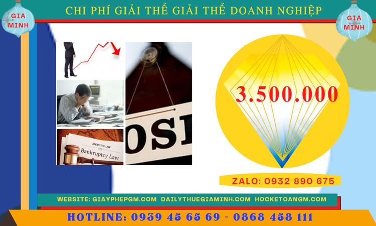 Chi phí giải thể công ty TNHH 2 thành viên trở lên tại Lạng Sơn