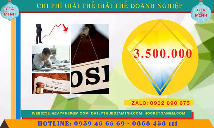 Chi phí giải thể công ty TNHH 2 thành viên trở lên tại Ninh Bình