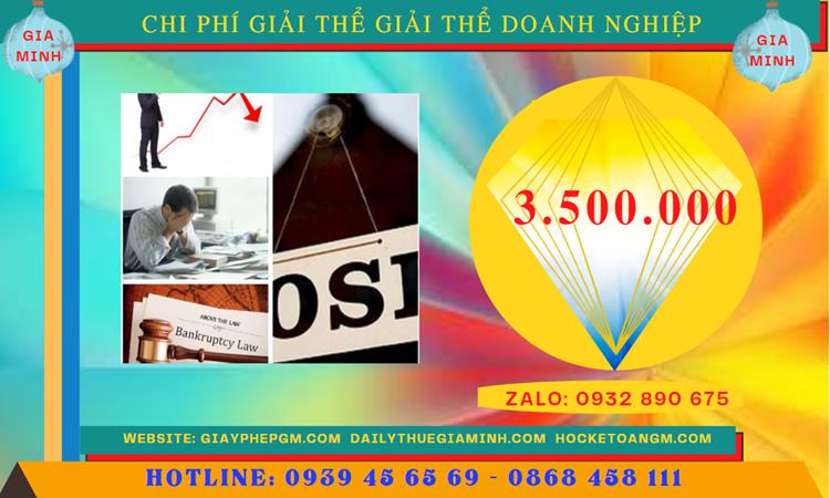 Chi phí giải thể công ty TNHH 2 thành viên trở lên tại Phú Yên