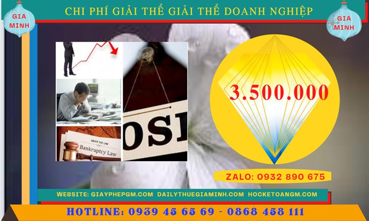 Chi phí giải thể công ty TNHH 2 thành viên trở lên tại Quận 12