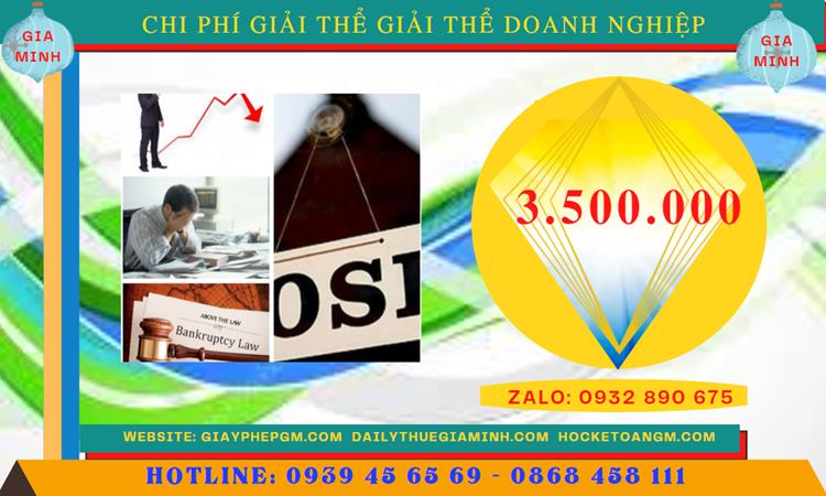 Chi phí giải thể công ty TNHH 2 thành viên trở lên tại Quận Gò Vấp