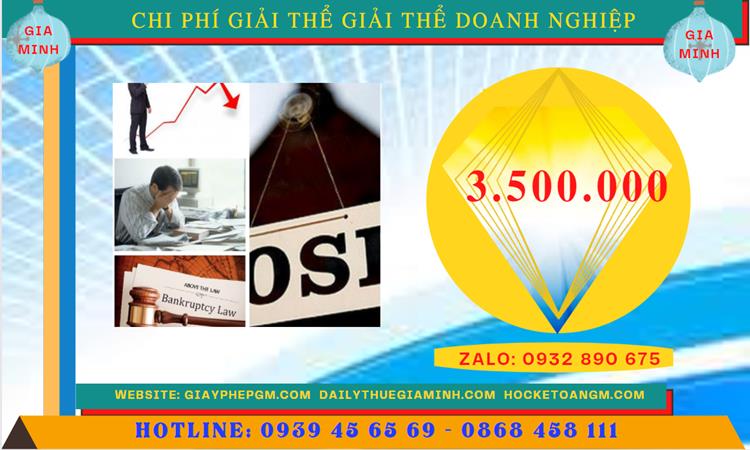 Chi phí giải thể công ty TNHH 2 thành viên trở lên tại Quận Nam Từ Liêm