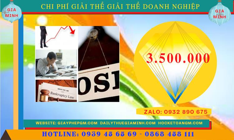 Chi phí giải thể công ty TNHH 2 thành viên trở lên tại Quận Ô Môn