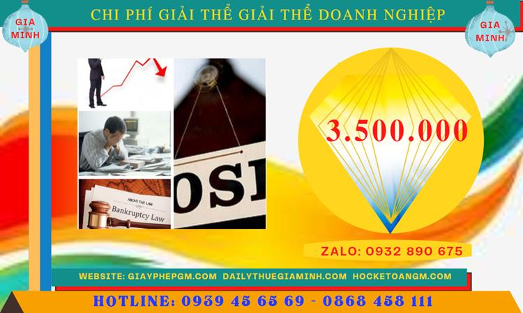 Chi phí giải thể công ty TNHH 2 thành viên trở lên tại Quận Tân Bình