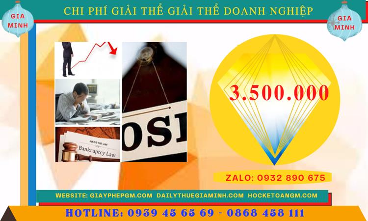 Chi phí giải thể công ty TNHH 2 thành viên trở lên tại Thái Bình