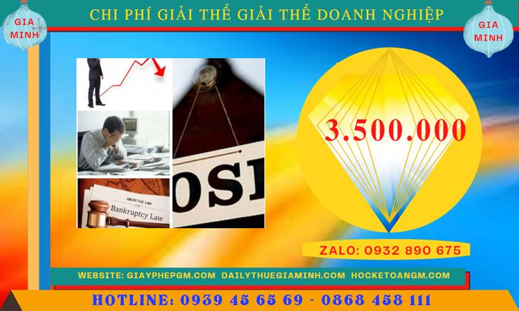 Chi phí giải thể công ty TNHH 2 thành viên trở lên tại Thái Nguyên
