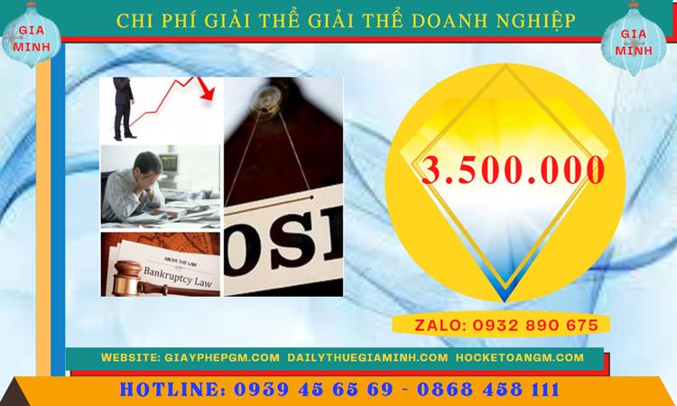 Chi phí giải thể công ty TNHH 2 thành viên trở lên tại Thành Phố Hà Nội