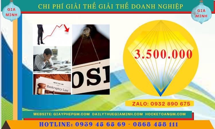 Chi phí giải thể công ty TNHH 2 thành viên trở lên tại Thị Xã Sơn Tây