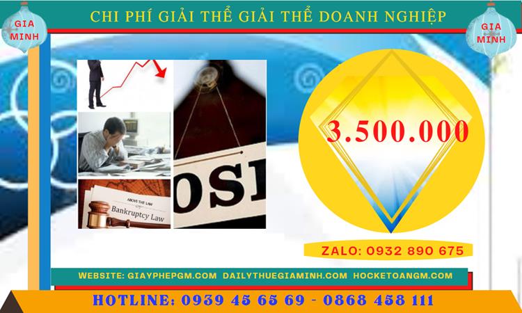 Chi phí giải thể công ty TNHH 2 thành viên trở lên tại TP Cần Thơ