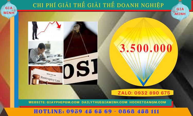 Chi phí giải thể công ty TNHH 2 thành viên trở lên tại Tuyên Quang