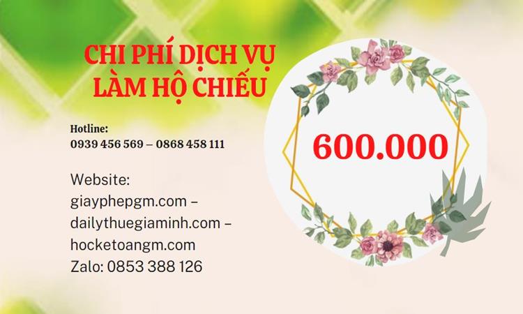 Hướng dẫn thủ tục làm hộ chiếu tại Bình Dương 5 Chi phí làm hộ chiếu nhanh tại Bình Dương