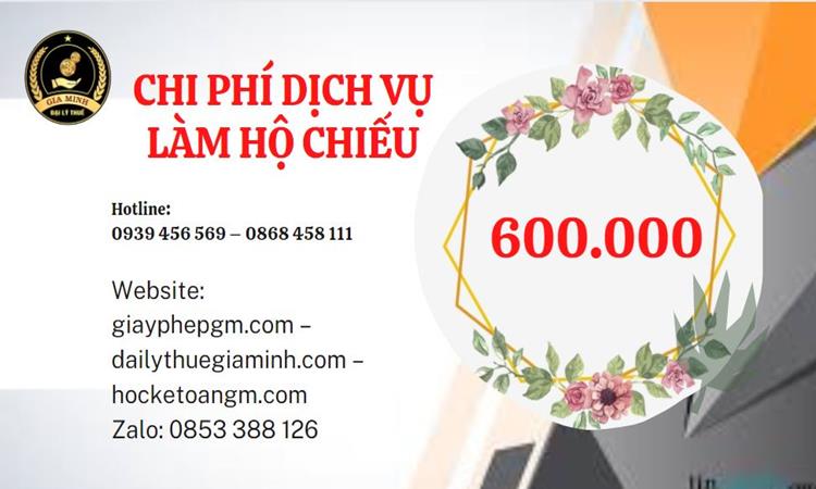Chi phí làm hộ chiếu passport nhanh ở Hà Nội 