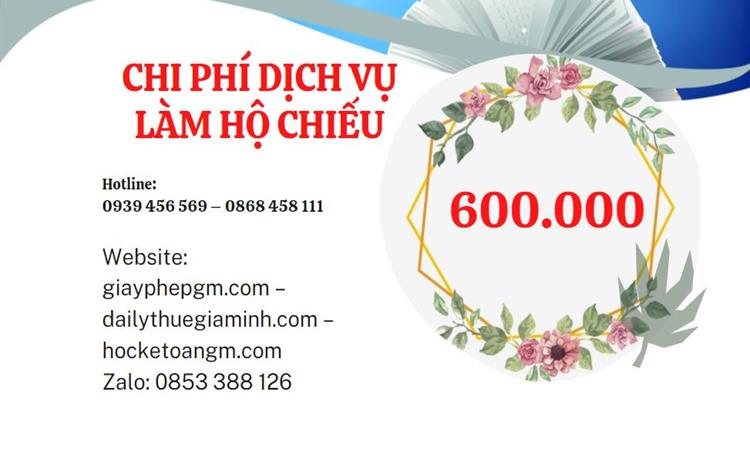 Chi phí làm hộ chiếu passport nhanh ở Thành Phố Hà Nội 