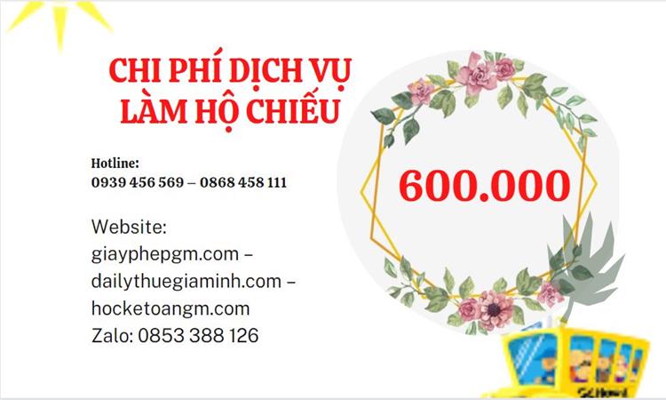 Chi phí làm hộ chiếu tại Thành Phố Huế nhanh