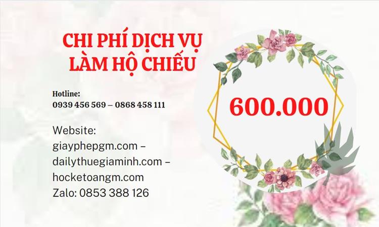 Dịch vụ làm hộ chiếu tại Tuyên Quang mới nhất 5 Chi phí làm hộ chiếu tại Tuyên Quang nhanh