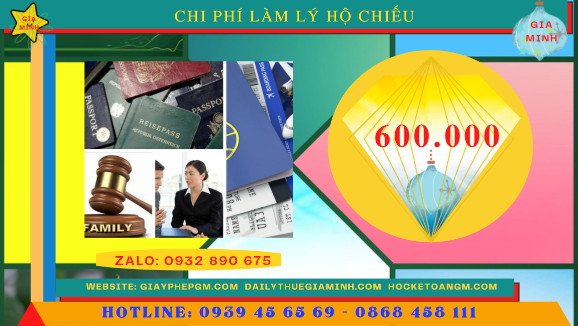 Dịch vụ làm hộ chiếu khác tỉnh tại Kiên Giang 5 Chi phí làm hộ chiếu trẻ em tại Kiên Giang