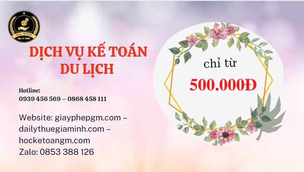 Dịch vụ kế toán du lịch Bắc Giang 5 Chi phí quyết toán thuế du lịch tại Bắc Giang