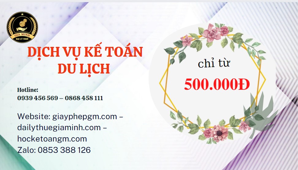 Dịch vụ kế toán du lịch Hải Dương 5 Chi phí quyết toán thuế du lịch tại Hải Dương