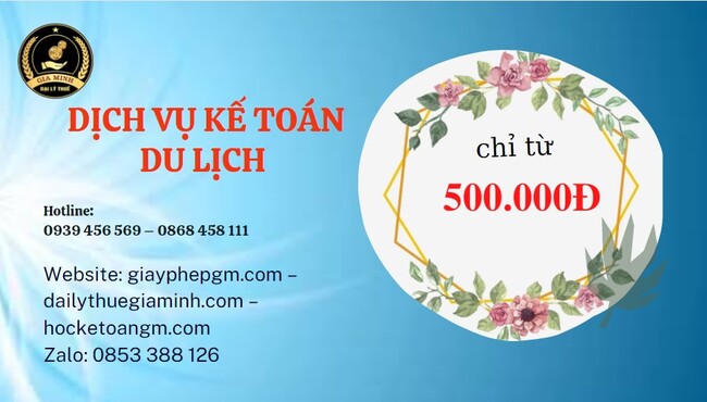 DỊCH VỤ KẾ TOÁN DU LỊCH HUYỆN HOÀI ĐỨC 5 Chi phí quyết toán thuế du lịch tại Huyện Hoài Đức