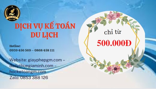 DỊCH VỤ KẾ TOÁN DU LỊCH HUYỆN MÊ LINH 5 Chi phí quyết toán thuế du lịch tại Huyện Mê Linh