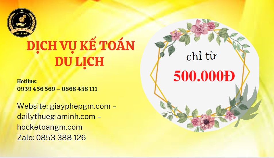 Dịch vụ kế toán du lịch huyện phong điền 5 Chi phí quyết toán thuế du lịch tại Huyện Phong Điền