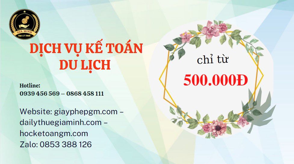 DỊCH VỤ KẾ TOÁN DU LỊCH HUYỆN SÓC SƠN 5 Chi phí quyết toán thuế du lịch tại Huyện Sóc Sơn