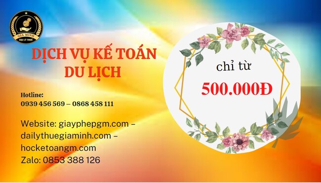 Dịch vụ kế toán du lịch Lạng Sơn 5 Chi phí quyết toán thuế du lịch tại Lạng Sơn