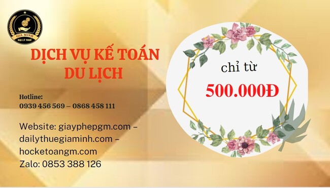 Dịch vụ kế toán du lịch Nam Định 5 Chi phí quyết toán thuế du lịch tại Nam Định