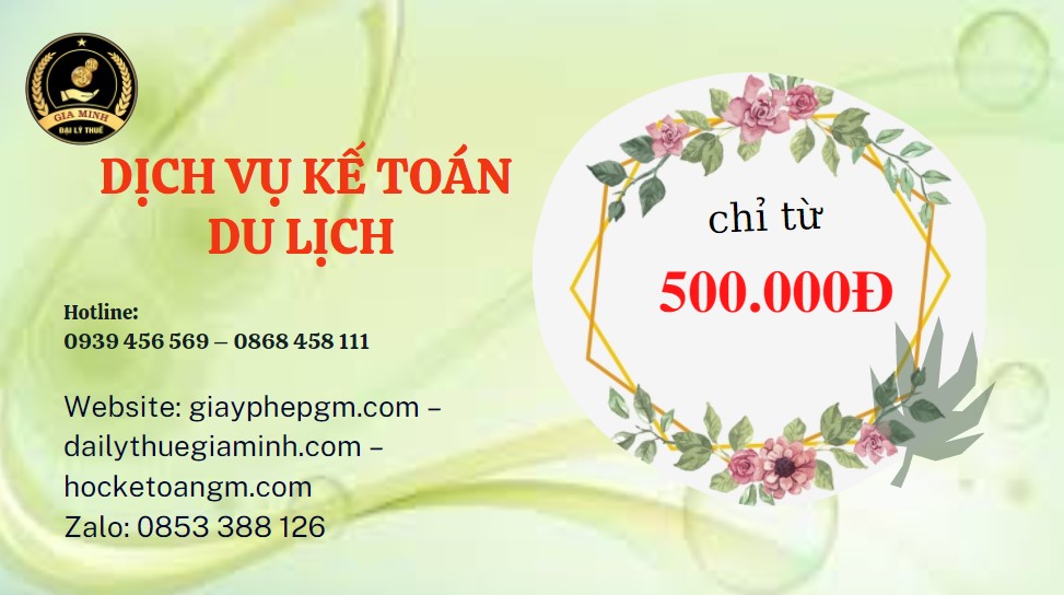 DỊCH VỤ KẾ TOÁN DU LỊCH QUẬN BA ĐÌNH 5 Chi phí quyết toán thuế du lịch tại Quận Ba Đình