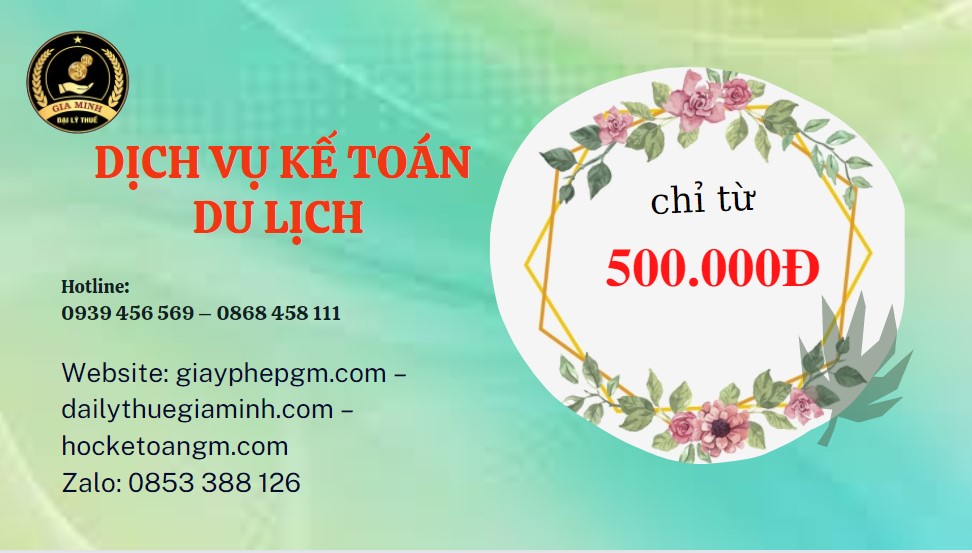 Dịch vụ kế toán du lịch quận gò vấp 5 Chi phí quyết toán thuế du lịch tại Quận Gò Vấp