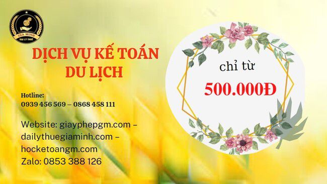 DỊCH VỤ KẾ TOÁN DU LỊCH QUẬN HAI BÀ TRƯNG 5 Chi phí quyết toán thuế du lịch tại Quận Hai Bà Trưng