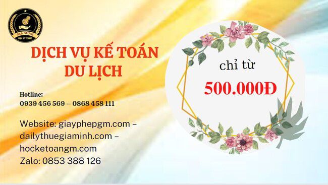 DỊCH VỤ KẾ TOÁN DU LỊCH QUẬN NAM TỪ LIÊM 5 Chi phí quyết toán thuế du lịch tại Quận Nam Từ Liêm
