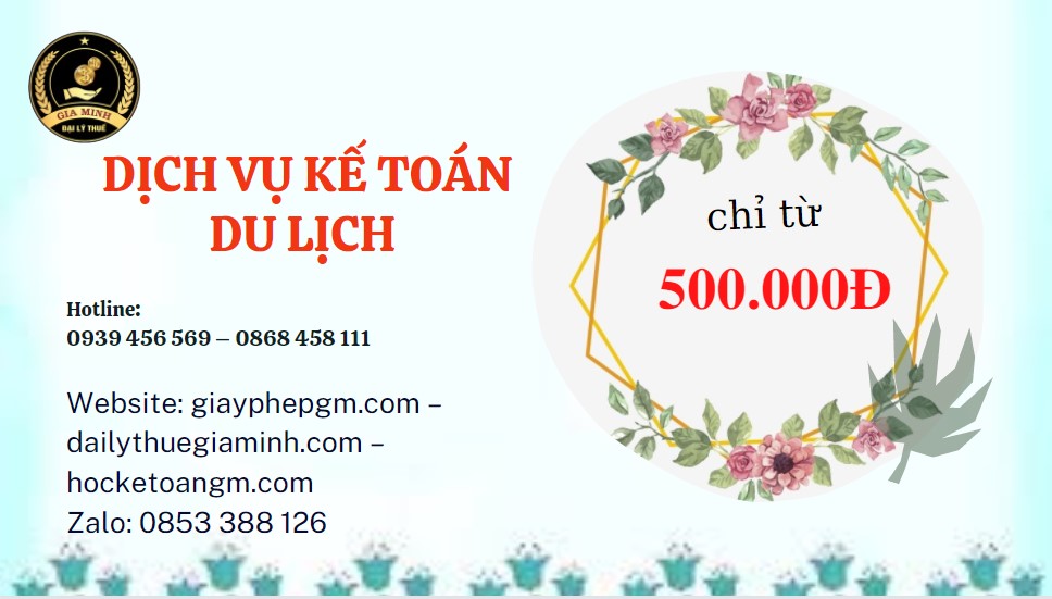 DỊCH VỤ KẾ TOÁN DU LỊCH QUẬN TÂN PHÚ 5 Chi phí quyết toán thuế du lịch tại Quận Tân PhúChi phí quyết toán thuế du lịch tại Quận Tân Phú