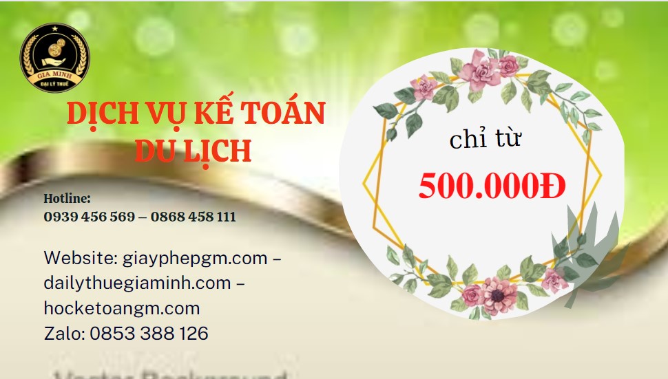 Dịch vụ kế toán du lịch Huyện Văn Lâm 5 Chi phí quyết toán thuế du lịch tại Huyện Văn Lâm
