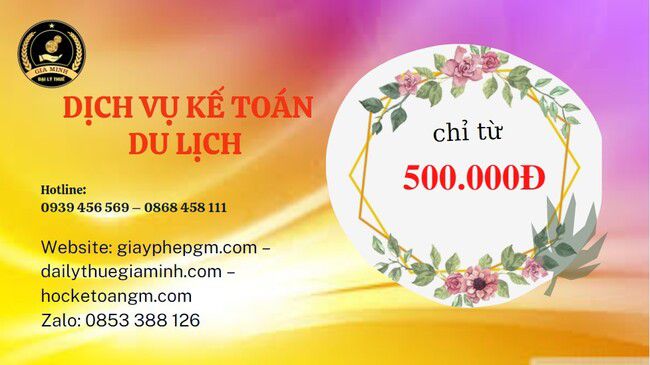 Dịch vụ kế toán du lịch huyện yên mỹ 5 Chi phí quyết toán thuế du lịch tại Huyện Yên Mỹ